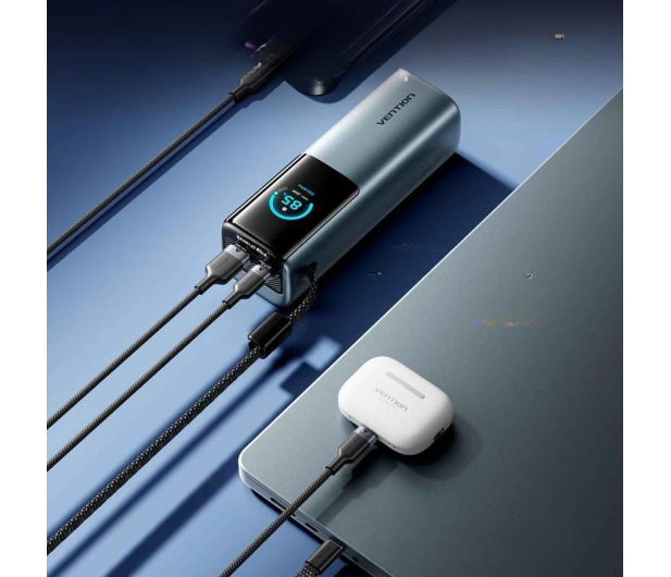 Vention Powerbank Powerhive Series 27000mAh 200W + kabel USB-C 240W - 1543394 - zdjęcie 3